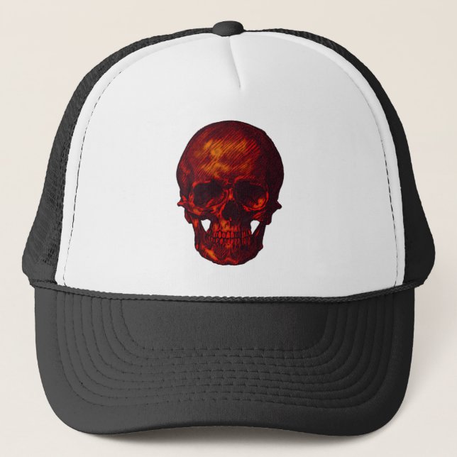 Boné Crânio Vermelho (Frente)