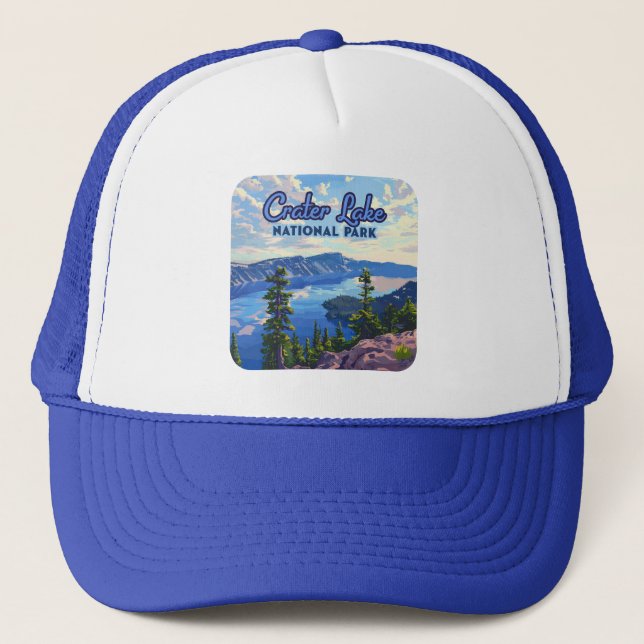 Boné Crater Lake National Park Oregon Retro (Frente)