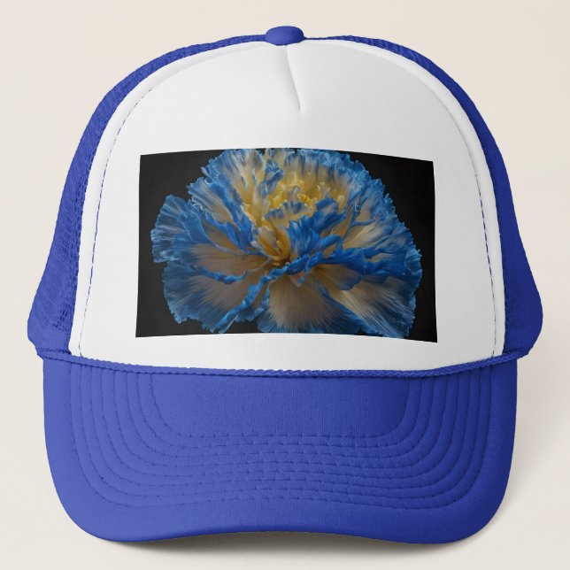 Boné Cravo Azul E Amarelo, (Frente)