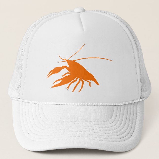 Boné crawfish's silhouette (Orange) (Frente)