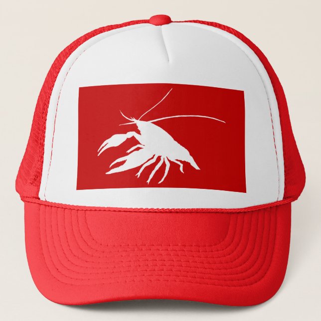 Boné crawfish's　silhouette (White) (Frente)