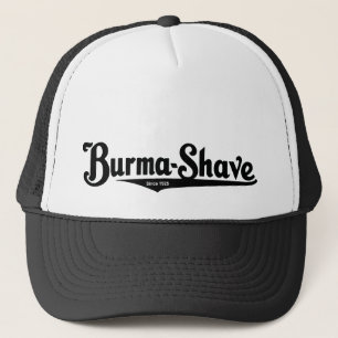 Boné Creme de rapagem do Burma-Shave