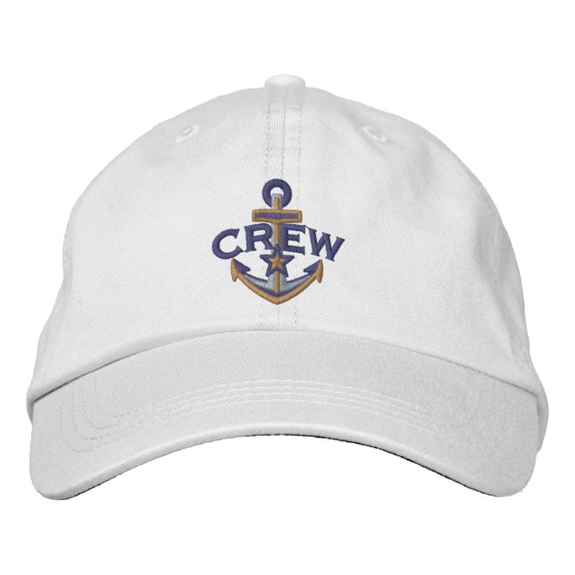 Boné Crew Nautical Star Anchor Embroidery (Frente)