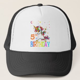 Boné Crianças É a minha 5 de Aniversário do Unicórn