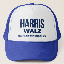 Boné Crie seu próprio Harris Walz 2024