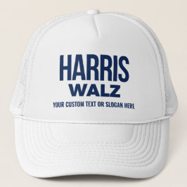 Boné Crie seu próprio Harris Walz 2024