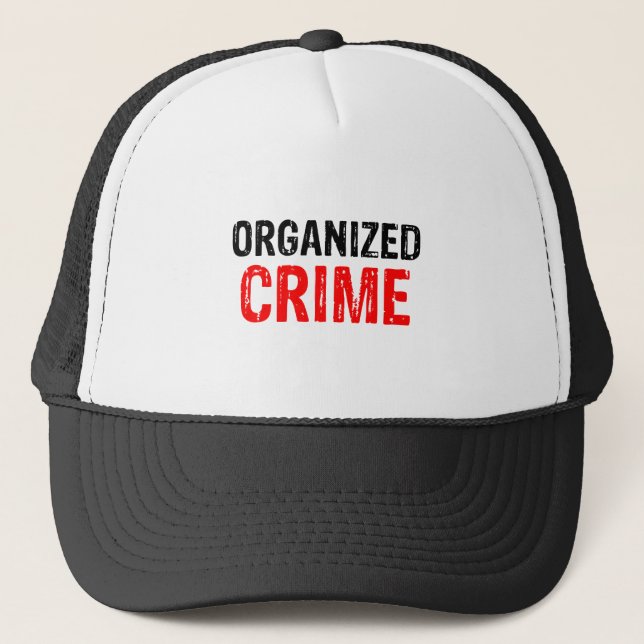 Boné Criminalidade organizada (Frente)
