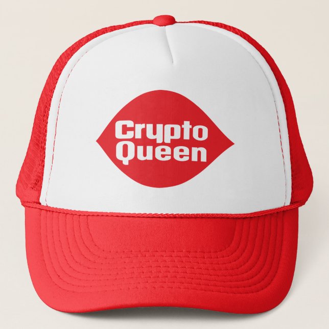 Boné Cripto Queen Parody Image T Shirt Hat (Frente)