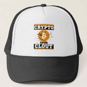 Boné Cripto sobre a fenda™ a moeda não é a câmera