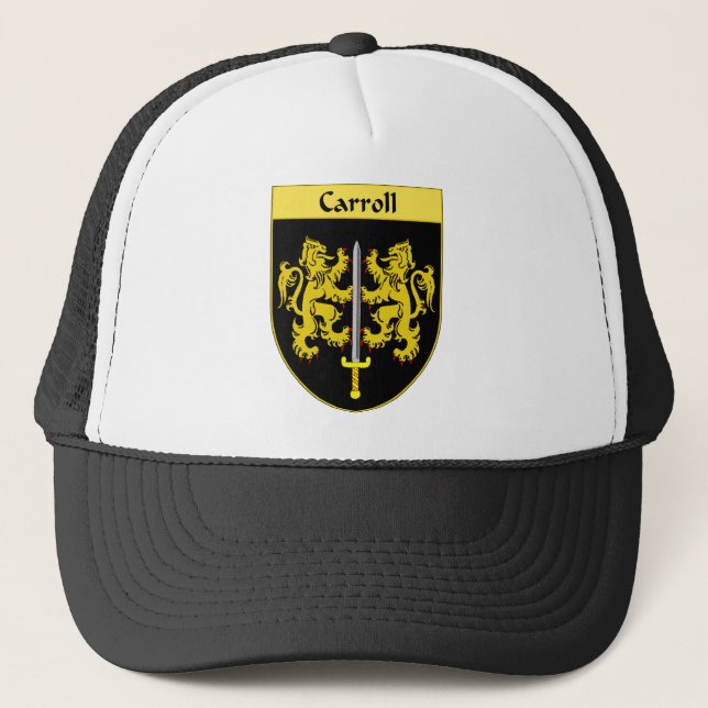 Boné Crista da brasão/família de Carroll (Frente)
