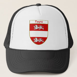 Boné Crista da brasão/família de Payne