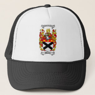 BONÉ CRISTA DA FAMÍLIA DE JOHNSTON - BRASÃO DE JOHNST