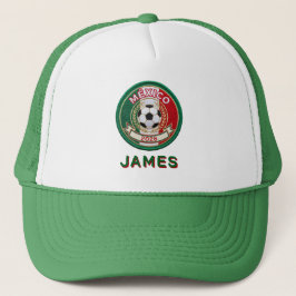 Boné Crista Personalizada de Fãs de Futebol do México c