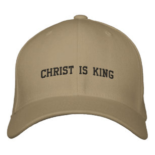 Boné Cristo é rei com cruz