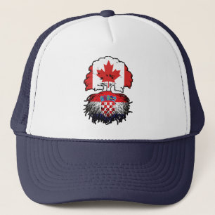 Boné Croácia, Canadá, Canadá, Árvore Bandeira