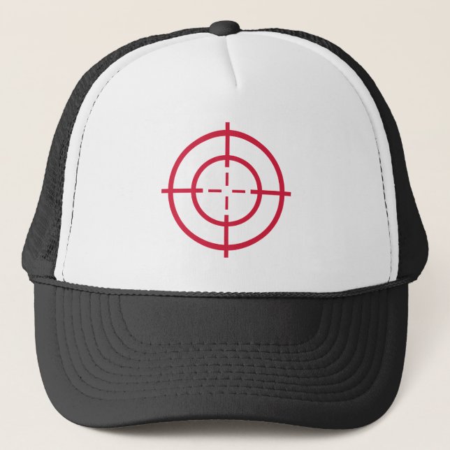 Boné Crosshairs vermelhos (Frente)