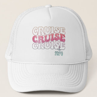 Boné Cruise, Cruise, Cruise 2025 Férias Divertidas