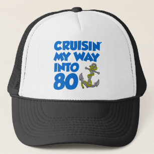 Boné Cruisin minha maneira no chapéu 80