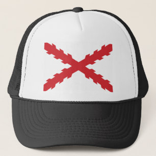Boné Cruz da bandeira de Borgonha