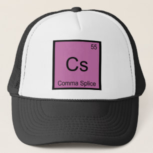 Boné Cs - Comma Splice Chemistry Element Symbol Funny T