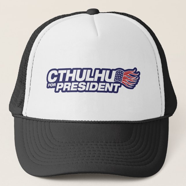 Boné cthulhu para o presidente (Frente)