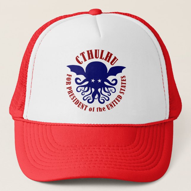 Boné Cthulhu para o presidente (Frente)