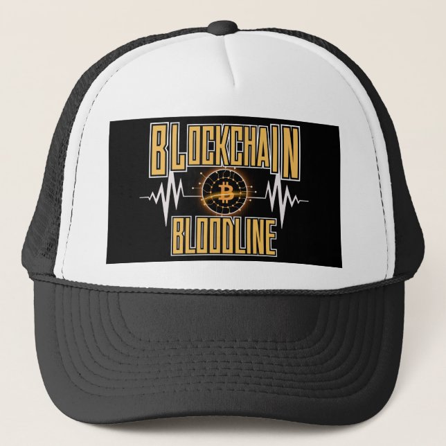 Boné Cultura Criptográfica Codificada Bloodline™ Blockc (Frente)