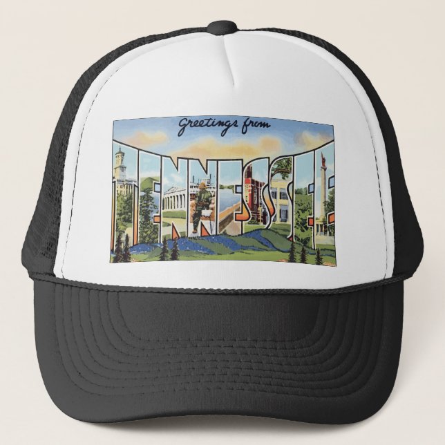 Boné Cumprimentos de Tennessee, vintage (Frente)