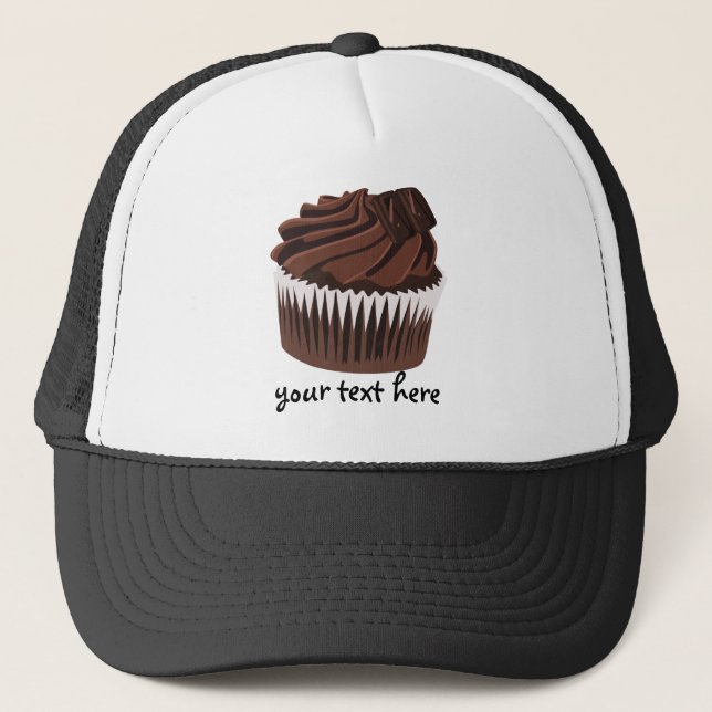Boné Cupcake de chocolate (Frente)
