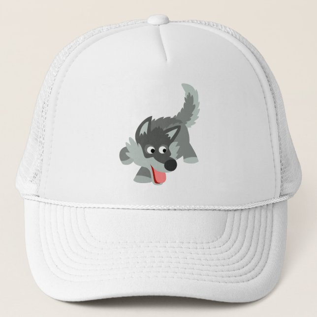 Boné Curioso desenho animado de Wolf Hat (Frente)