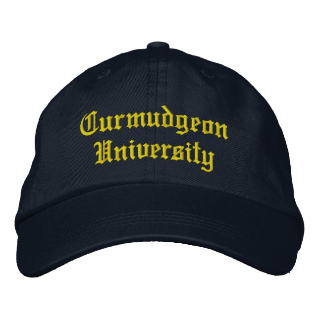 Boné Curmudgeon University Baseball Hat (Frente)