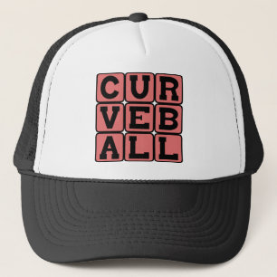 Boné Curva, Arremesso de Beisebol