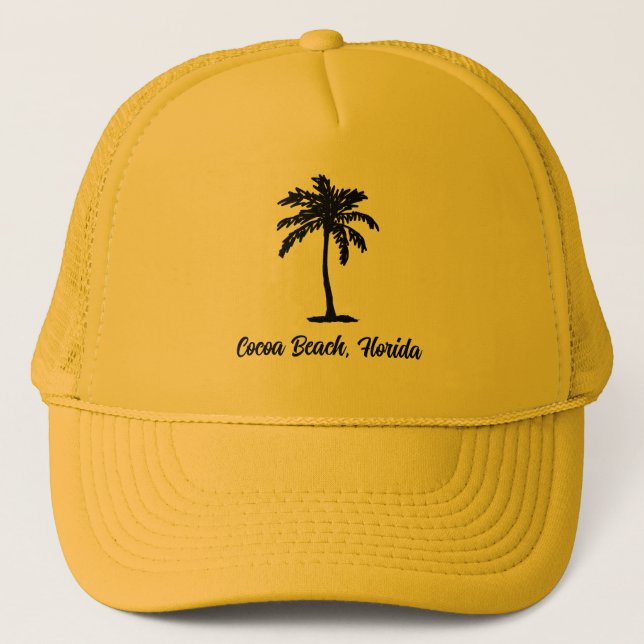 Boné Custom Beach Palm Tree Nautical (Frente)
