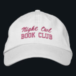Boné Custom Book Club Name<br><div class="desc">Show off your love of reading (and your favorite reading crew) with this custom embroidered book club hat! Personalized with your book club name or any custom text, this hat is the perfect blend of cozy, casual, and bookish style. Use Zazzle’s easy design tools to choose your preferred fonts and...</div>