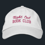 Boné Custom Book Club Name<br><div class="desc">Show off your love of reading (and your favorite reading crew) with this custom embroidered book club hat! Personalized with your book club name or any custom text, this hat is the perfect blend of cozy, casual, and bookish style. Use Zazzle’s easy design tools to choose your preferred fonts and...</div>