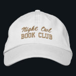 Boné Custom Book Club Name<br><div class="desc">Show off your love of reading (and your favorite reading crew) with this custom embroidered book club hat! Personalized with your book club name or any custom text, this hat is the perfect blend of cozy, casual, and bookish style. Use Zazzle’s easy design tools to choose your preferred fonts and...</div>