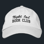 Boné Custom Book Club Name<br><div class="desc">Show off your love of reading (and your favorite reading crew) with this custom embroidered book club hat! Personalized with your book club name or any custom text, this hat is the perfect blend of cozy, casual, and bookish style. Use Zazzle’s easy design tools to choose your preferred fonts and...</div>