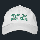 Boné Custom Book Club Name<br><div class="desc">Show off your love of reading (and your favorite reading crew) with this custom embroidered book club hat! Personalized with your book club name or any custom text, this hat is the perfect blend of cozy, casual, and bookish style. Use Zazzle’s easy design tools to choose your preferred fonts and...</div>