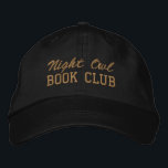 Boné Custom Book Club Name<br><div class="desc">Show off your love of reading (and your favorite reading crew) with this custom embroidered book club hat! Personalized with your book club name or any custom text, this hat is the perfect blend of cozy, casual, and bookish style. Use Zazzle’s easy design tools to choose your preferred fonts and...</div>