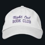 Boné Custom Book Club Name<br><div class="desc">Show off your love of reading (and your favorite reading crew) with this custom embroidered book club hat! Personalized with your book club name or any custom text, this hat is the perfect blend of cozy, casual, and bookish style. Use Zazzle’s easy design tools to choose your preferred fonts and...</div>