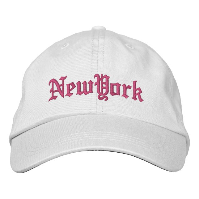 Boné Custom embroidered New York (Frente)