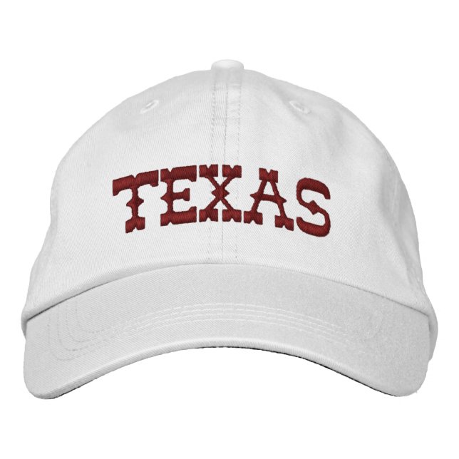 Boné Custom embroidered Texas Cow Girl Boy (Frente)