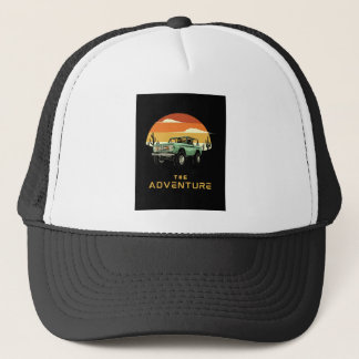 Boné Custom Foam Trucker Hat, White and Black