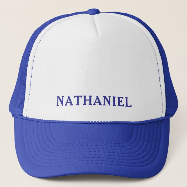 Boné Custom Name Design for Personalized Trucker Hats (Frente)