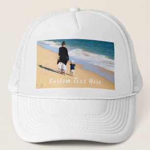 Boné Custom Photo and Text Hat Your Design with MOM
