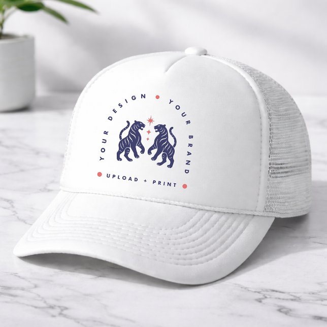 Boné Custom Trucker Hat | Your Design Upload Cap (Upload your artwork and turn this hat into custom merch, team workwear, or a stylish gift)
