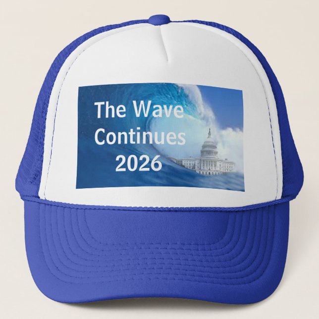 Boné Customize Blue Wave Election 2026 (Frente)