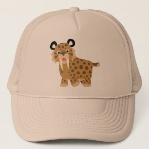 Boné Cute Happy Cartoon Smilodon Hat