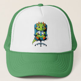 Boné Cute Office Dragon Cap | Funny Cartoon Hat