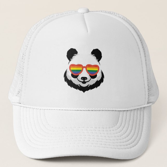 Boné Cute Panda Bear | Rainbow | LGBTQ (Frente)